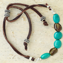 Turquoise Smokey Quartz Bracelet