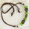 Labradorite Peridot Bracelet