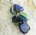 Iolite Green Garnet Necklace