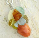 Carnelian Aquamarine Necklace